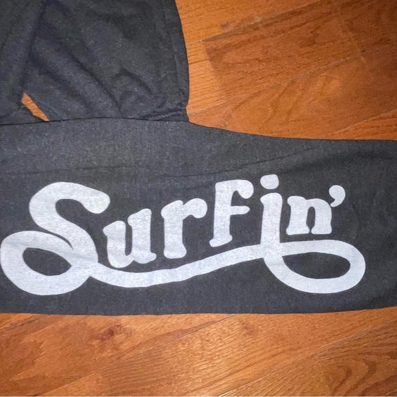 Aviator Nation Men or Women Surfin Dark Gray/Black Sweatpants 🖤 Large - Picture 10 of 13